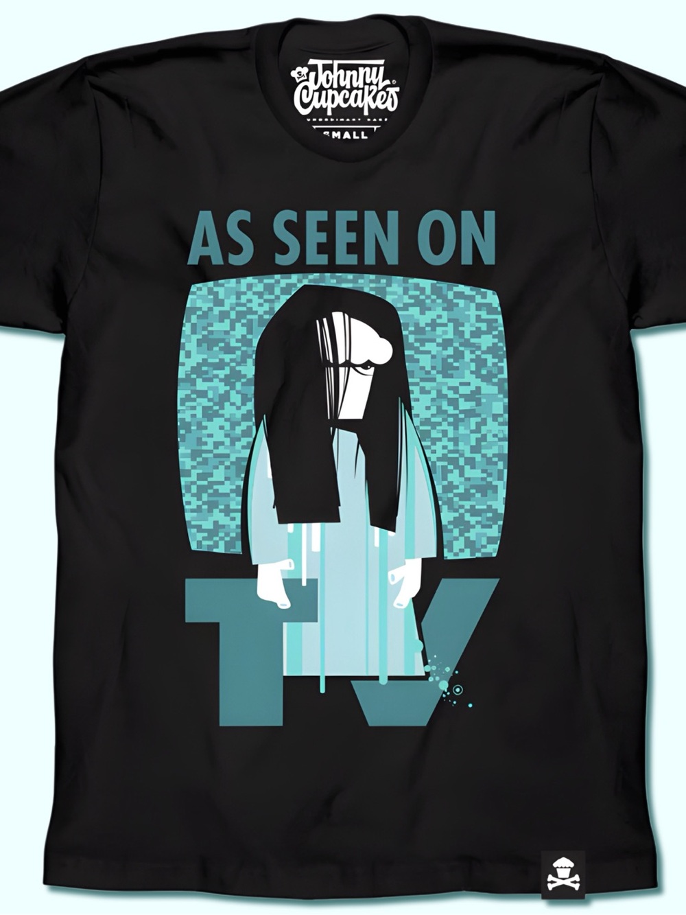 Johnny Cupcakes TV Girl XS JC Vault TSITCM Rare Horror Parody The Ring Samara